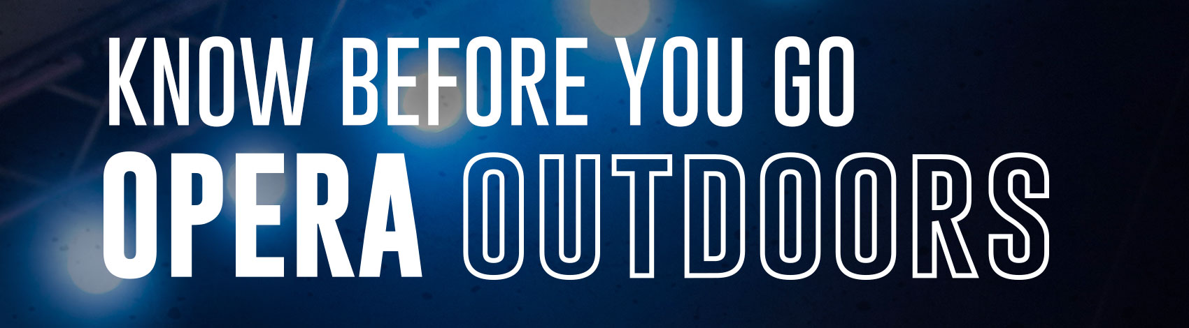 Know before you go text logo